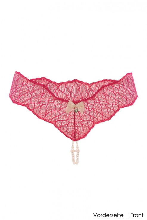 BRACLI - SYDNEY DOUBLE PEARL THONG - RED