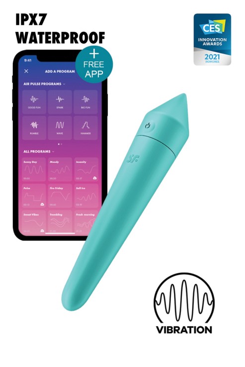 Satisfyer - Ultra Power Bullet 8 Clitoral Vibrator - Turquoise