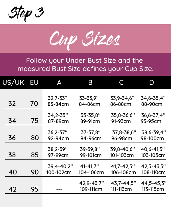 Cup Sizes